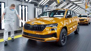 New SKODA KAROQ 2022 - PRODUCTION line (this is how it is made) KVASINY plant
