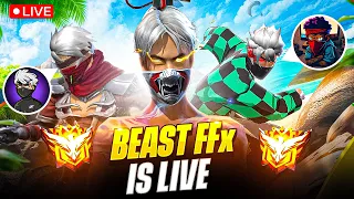 BEASTFFX IS BACK ! FREE FIRE LIVE 🔥
