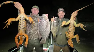 Caza Y Pesca De Reptiles Nocturnos Con Mira Termal