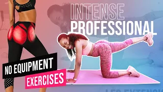 7 INTENSE EXERCISES TO START GROWING YOUR BOOTY 🔥 | Professional Butt Workout | No Equipment