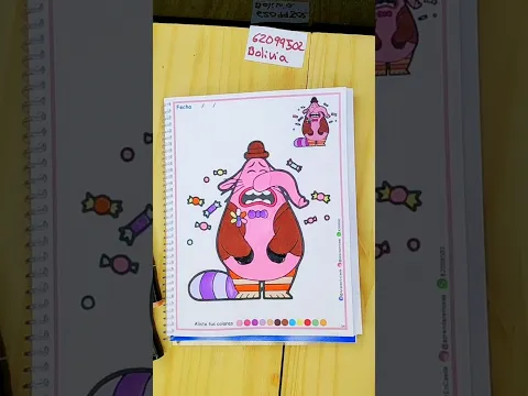 coloreando a bing bong #intensamente2 #disney #bingbong