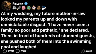 At my wedding, my future mother-in-law looked my parents up and down with unmistakable disgust.