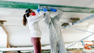 CATAMARAN BUILD -  Is This Just As Good As the Moulded Bridge Deck? (MJ Sailing - Ep 182)
