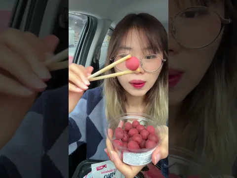 นุ่มละลายในปากก🤤 #pingpantira #asmr #ผิงกินบนรถ