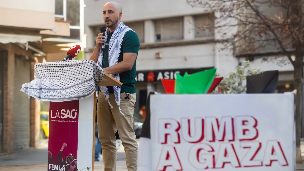 L’osonenc Pau Pérez s’embarca a la Global Sumud Flotilla cap a Gaza