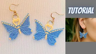 Micro Macrame Butterfly DIY tutorial