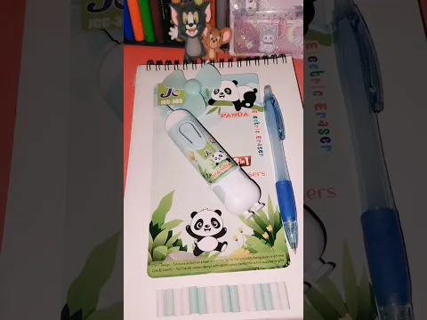 electric eraser 😍😃 new eraser collection #eraser #art #writer #stationery #shortvideo #short #shorts
