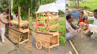 Help this Lady..!! They are Making Vegetable Cart for her - Great Work by them