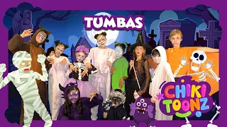 🎃 Tumbas por Aquí, Tumbas por Allá | Halloween Kids | Chiki Toonz