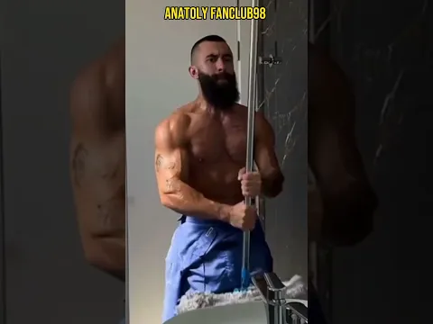 Can you hold this Mop😎||#anatoly #fitness #gym