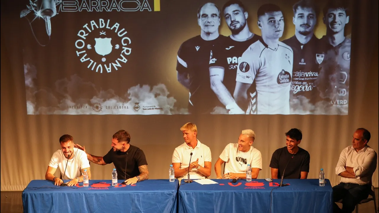La primera taula rodona amb futbolistes osonencs de Primera Divisió