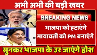लोकसभा चुनाव से पहले जनता का मुंड। भाजपा को हटना है मायावती को PM बनाना है? loksabha Election 2024