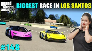 BIGGEST RACE IN LOS SANTOS | GTA V GAMEPLAY #148 | TECHNO GAMERZ GTA 5