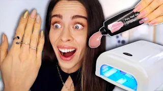 Ich teste POLYGEL-NÄGEL SELBER zuhause!