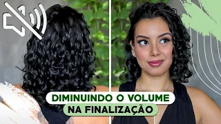 COMO DIMINUIR O VOLUME DO CABELO CACHEADO COM CREME DE PENTEAR - Tamires Maia
