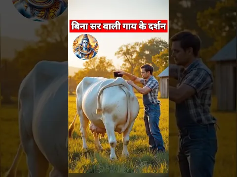 बिना सर वाली गाय के दर्शन 🤚 | #shorts