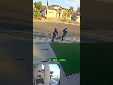 He Presented Hard Evidence but Cops Still Weren’t Convinced - Captured on Ring Doorbell 😂#shorts