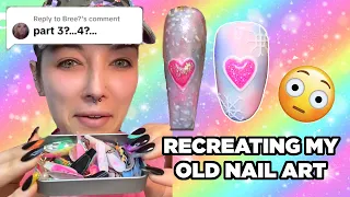 Recreating My Old Ugly Nail Art (PART 3) | Gel Nail Art Tutorial
