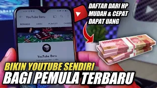 Cara Membuat Channel YouTube Dan Dapat Uang DI ANDROID TERBARU
