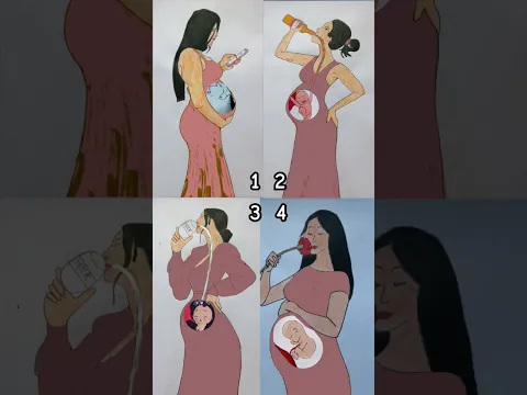it depends on the mother how her baby will be #shifartandcraft #drawling #vairalvideo