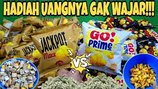 VIRAL!!! HADIAH UANGNYA EDDIAAAN!!! UNBOXING CIKI GO PRIME vs JACKPOT MAX BERHADIAH UANG