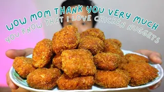 Nagluto ng Chicken Nuggets | Wow mom thank you very much you know that I love chicken nuggets!