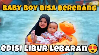 BABY BOY UDAH BISA BERENANG AJA, SAMPE GA MAU UDAHAN 😮