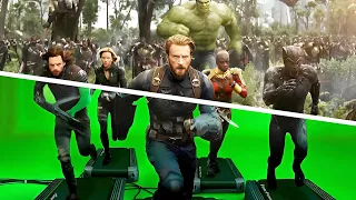 كشف الخدع السينمائية 😱😲😍 || خدع الكروما الخضراء في أفلام هوليوود