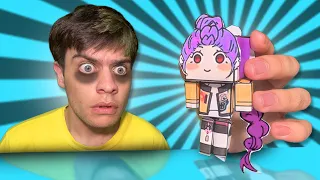 Fiz TODOS de Kpop Demon Hunters em Bonecos de Papel!