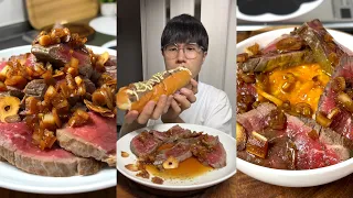 The leftovers . Seared beef 🐮🍳