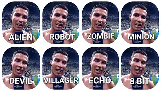 Cristiano Ronaldo Siuuu In Different Voices