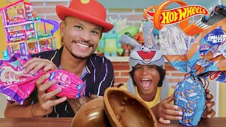 REVELANDO OS BRINQUEDOS DOS OVOS DE PÁSCOA 2022!!!