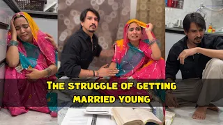 Meri Koaching lagwao ab🙇🏻‍♀️ #rajasthan #comedy #marriage #relatable #studies #marwadi #couple 