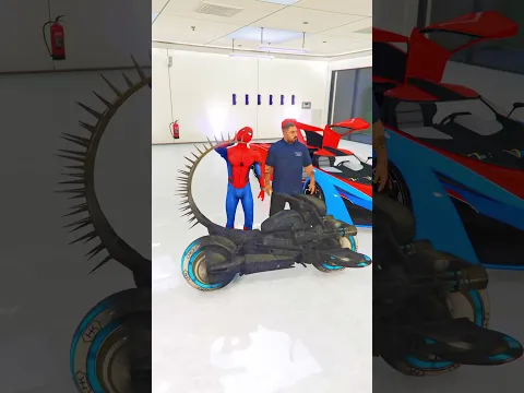 GTA V : SPIDER-MAN MODIFIED IRON MAN GOLDEN SUPER BIKE IN GTA 5 ! #gta  #shorts #viral #gta #gta5