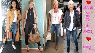 JEANS 50-60-70 Y 80 AÑOS MODA MUJERES MODERNAS