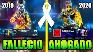 BUSCANDO LOS JUGADORES QUE HAN FALLECIDO Y QUE JUGARON FREE FIRE *HASTA SIEMPRE*