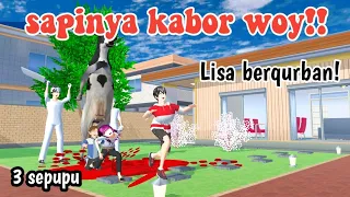 sapinya kabor woy!Lisa berqurban||3 sepupu||drama sakura school simulator