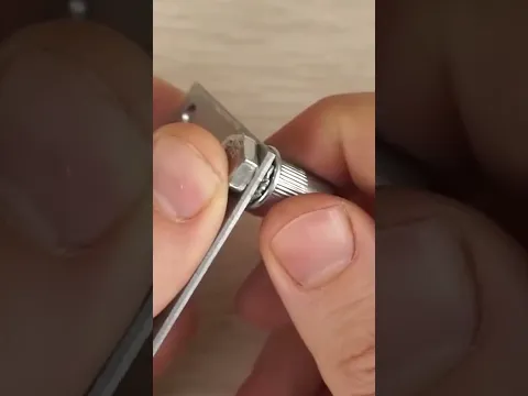 The old master showed this trick with the rivet!