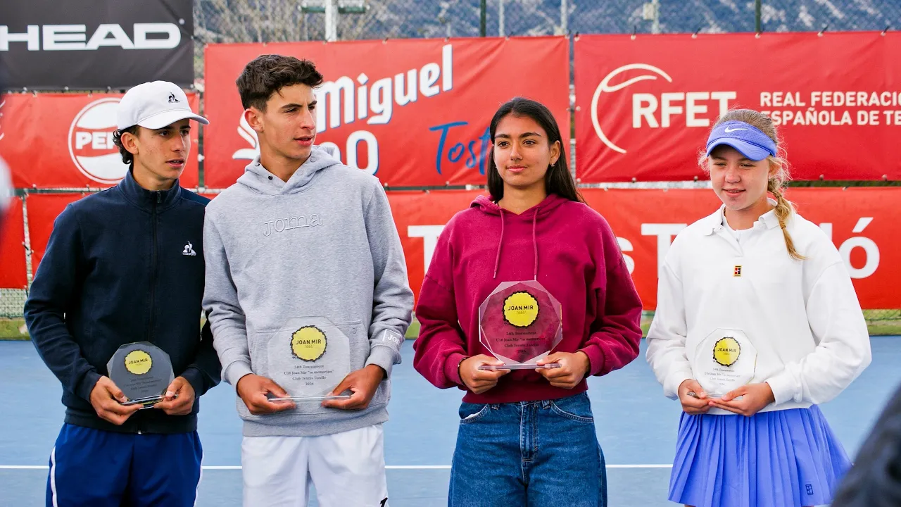 Isabella Johri i Rafa Garcia guanyen el 24è Torneig internacional de tennis Joan Mir de Torelló