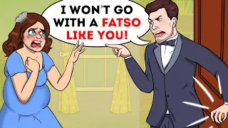 Husband took a stranger to an office party cuz I was too fat