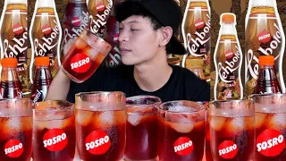 ASMR MINUMAN SEGAR DINGIN ES TEH BOTOL SOSRO