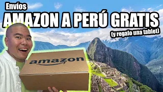 Envíos GRATIS de AMAZON a PERÚ 🇵🇪?!? ¡Entérate Cómo! TUTORIAL COMPLETO Y REGALO UNA TABLET!!