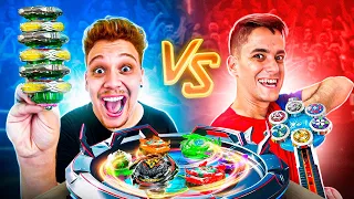 INCRÍVEL! DESAFIEI O LUCAS GUEDES A UMA BATALHA DE BEYBLADE! @LucasGuedess
