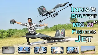 How to Make RC Plane 🤯 India's Biggest MIG-29 Fighter Jet | Step-by-Step Guide