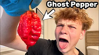 Eating A Ghost Pepper At 5K Likes…