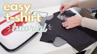 CRICUT FOR BEGINNERS ✨ | HOW TO MAKE T-SHIRTS WITH THE CRICUT | KAYLA BUELL