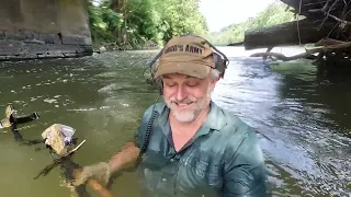 Metal Detecting Abandoned 1820's Stone Bridge