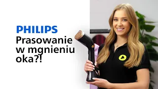 Błyskawiczny sposób na ubrania bez zagnieceń? Poznaj parownicę PHILIPS STH7060/80! | Media Expert