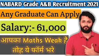NABARD Grade A & B Recruitment 2021 | Exam Pattern | Syllabus | Books| Cut Off | Eligibility