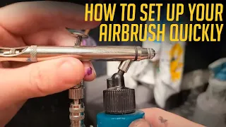 How I QUICKLY set up 25 Airbrushes every time I paint